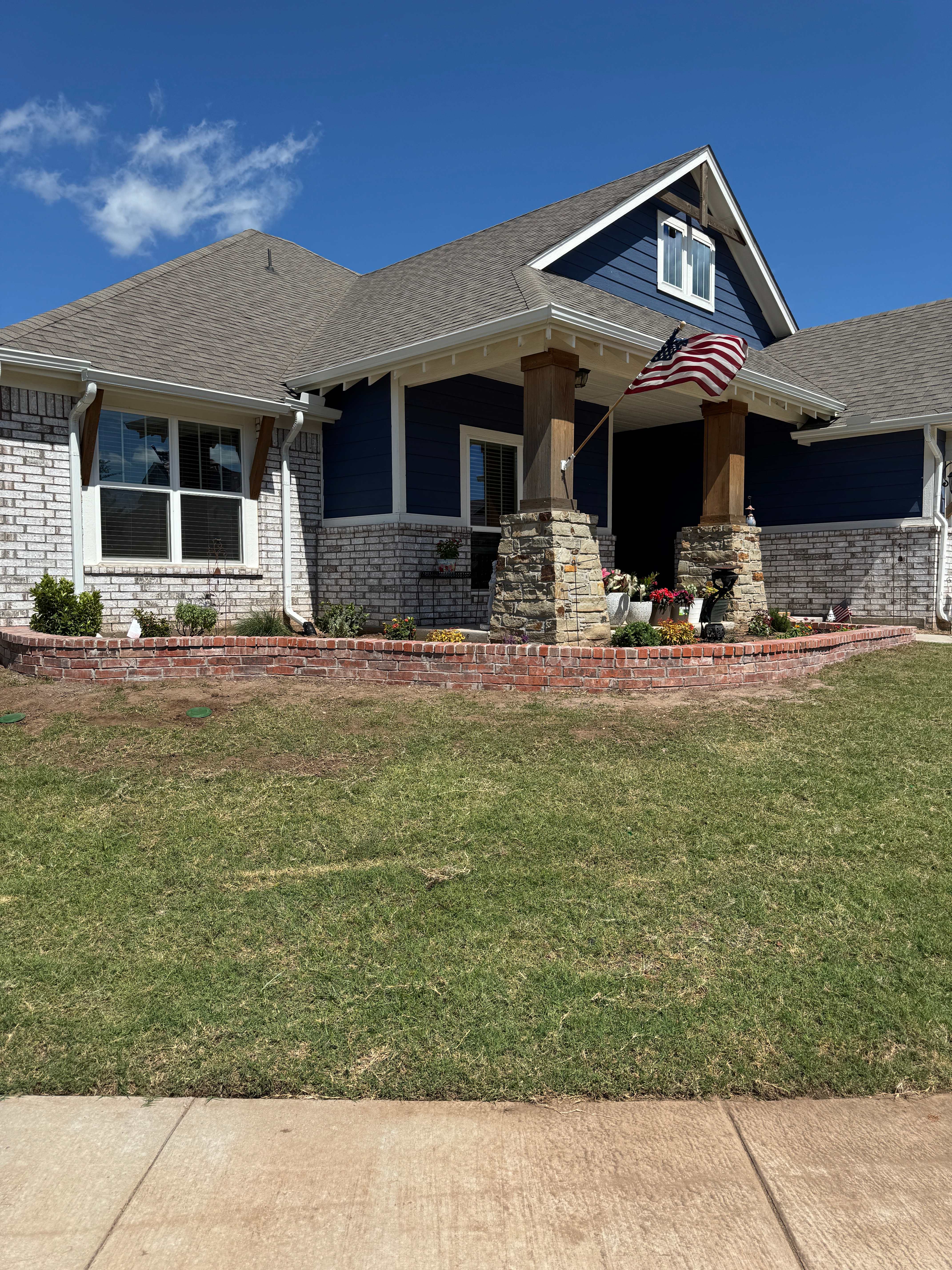 Beautiful Oklahoma landscape design by Matias Landscaping